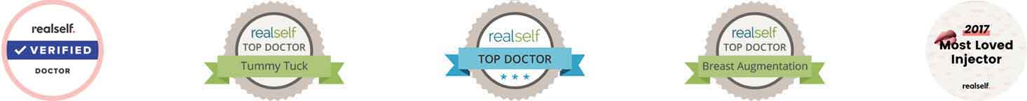 Dr. Petrungaro is Realself verified, a top doctor and also most loved injector